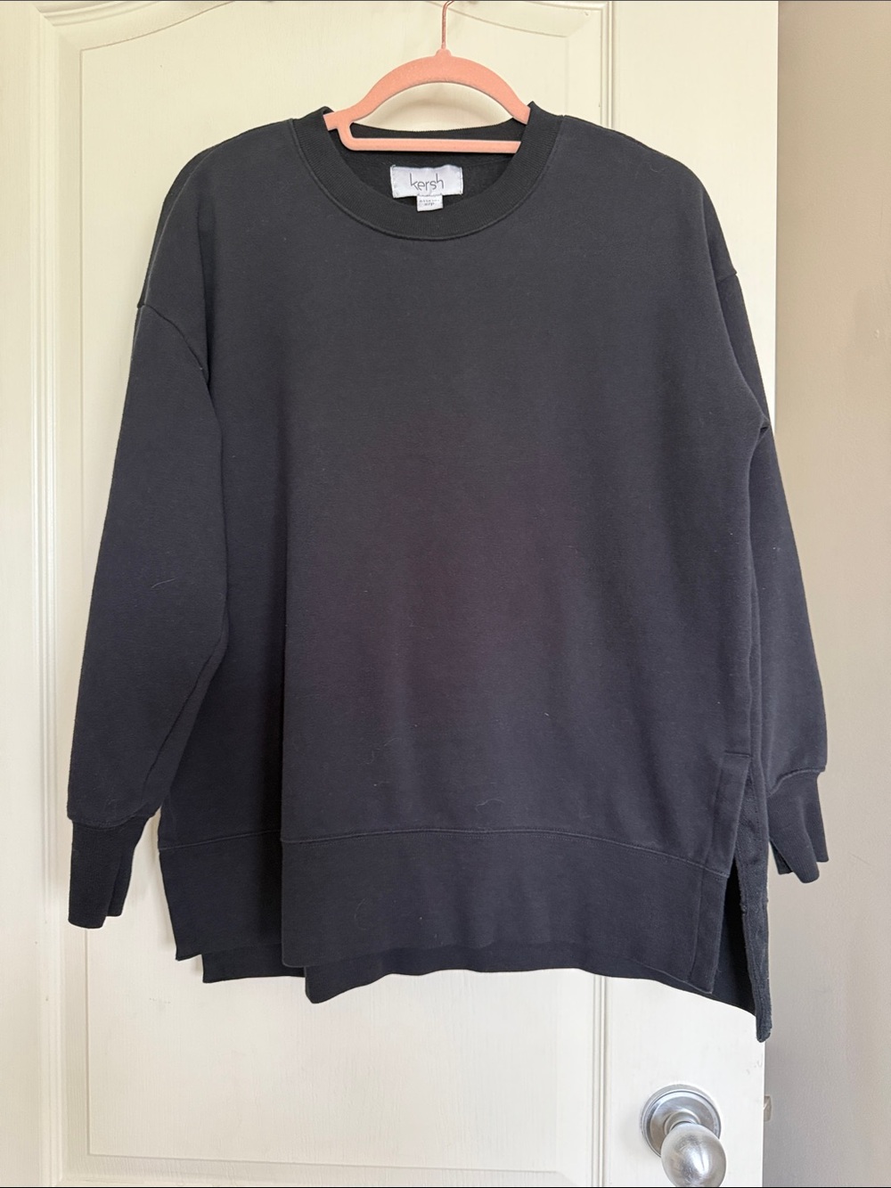 Kersh | Crew Neck | Side Slit | Sweater